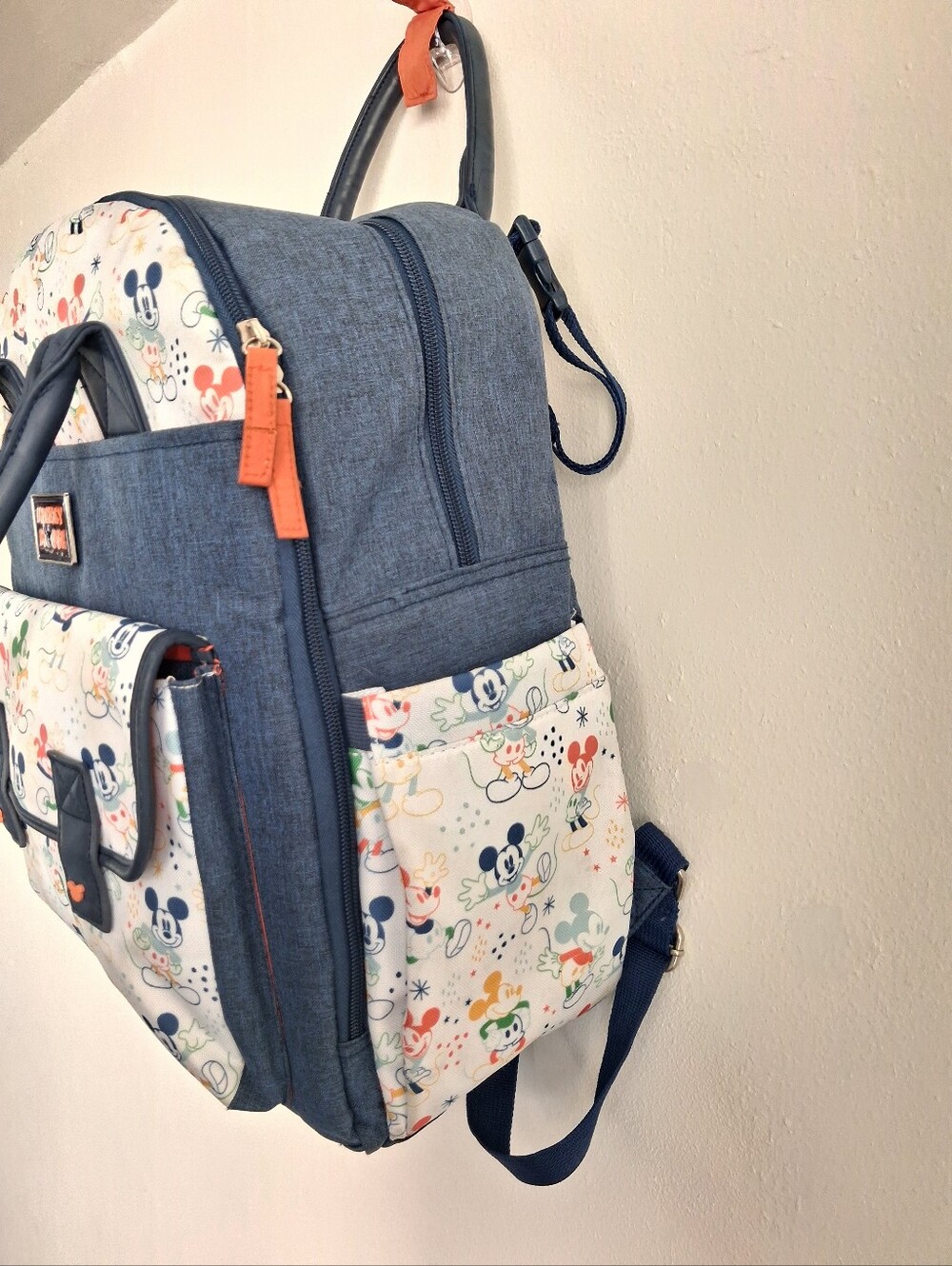 Disney Mickey Mouse Diaper Bag Backpack - Picture 5 of 11